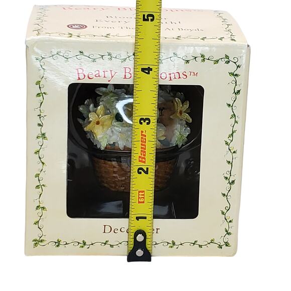 Boyd’s Beary Blossoms Treasure Box Flower December Birthday NIB 392211 - Picture 10 of 12